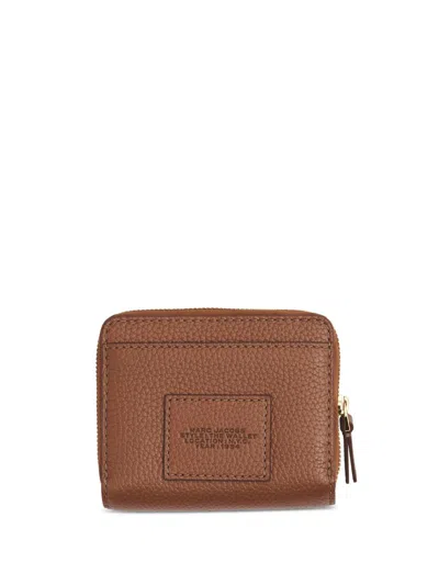 Marc Jacobs The Mini Compact Wallet In Brown