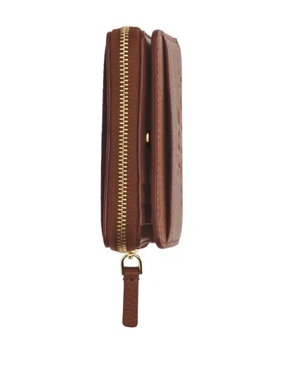 Marc Jacobs The Mini Compact Wallet In Brown