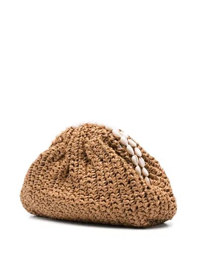 Maria La Rosa Tepo Mini Game Crochet Solid Pouch