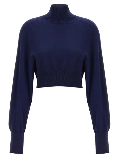 Sportmax Ululato Sweaters And Cardigans Blue