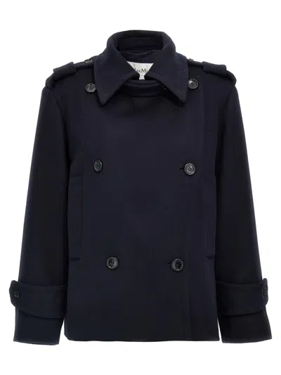 Max Mara Laveno Wool And Cashmere Over Trench Coat