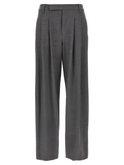 Brunello Cucinelli Sartorial Baggy Pants Gray