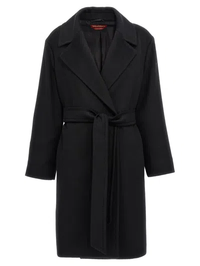 Max Mara Pauline Coats And Trench Coats Black In Black