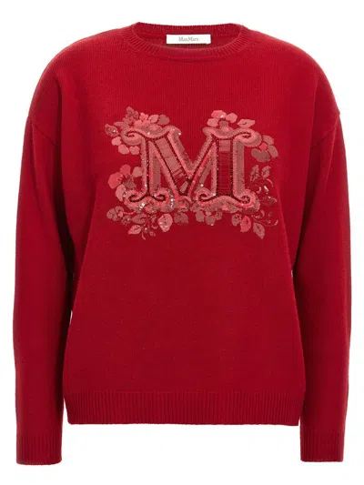 Max Mara Quota Sweaters And Cardigans Red