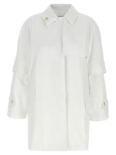 Max Mara Baba Coats And Trench Coats White In White
