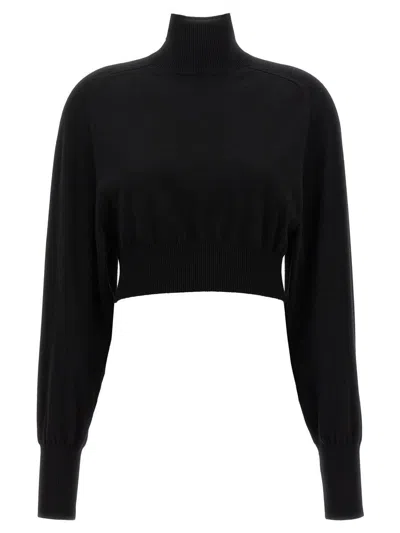Sportmax Ululato Sweaters And Cardigans Black In Black