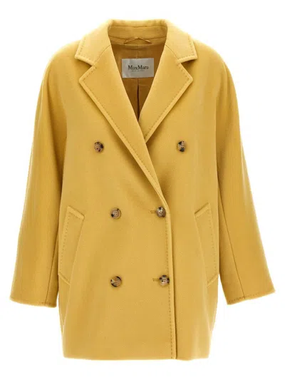 Max Mara 101801 Icon Coat Coats And Trench Coats Yellow In Yellow
