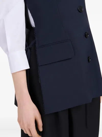 Marni Wool Waistcoat With Side Slits