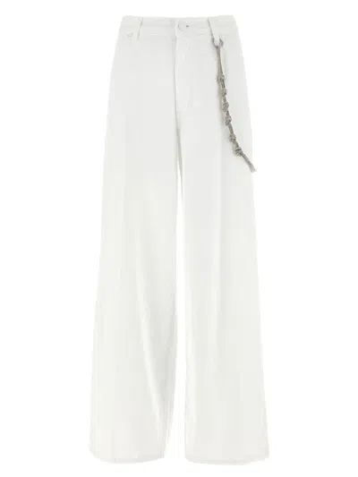 Pinko Jeans Lauryn Loose Bull In White