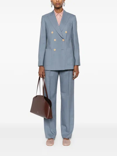 Max Mara Double-breasted Blazer With Button Detailing