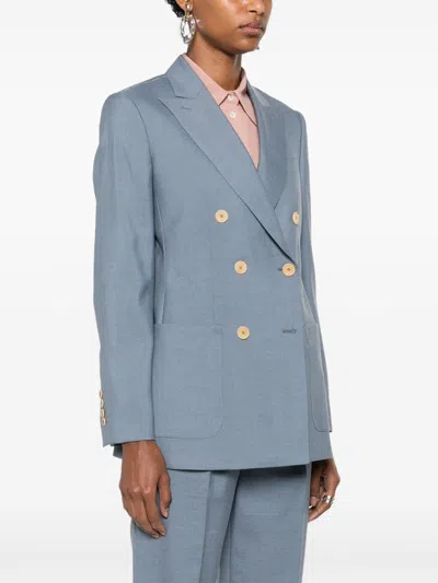 Max Mara Double-breasted Blazer With Button Detailing
