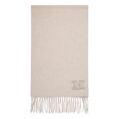 Max Mara Cashmere Dalia Scarf Women In White
