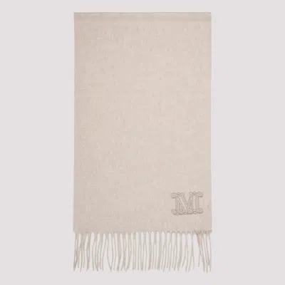 Max Mara Cashmere Dalia Scarf Women In White