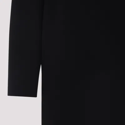 Max Mara Stand-up Collar Mini Dress With Long Sleeves