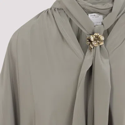Max Mara Leonida Blouse Draped Design Long Sleeves
