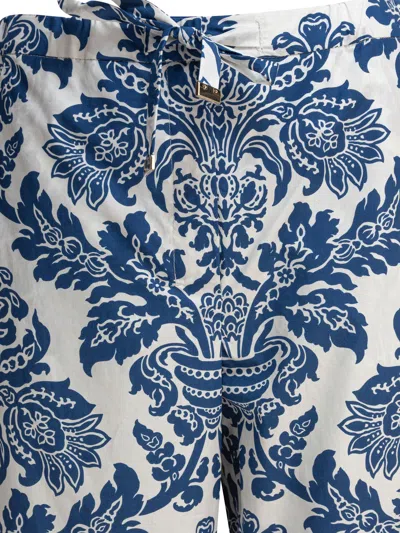 S Max Mara Max Mara S Blue Cotton Trousers In Blue
