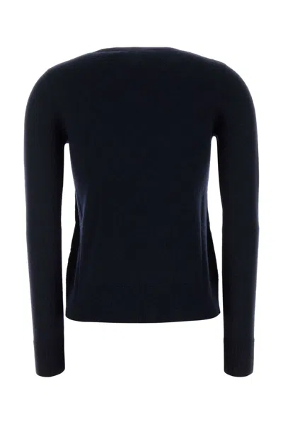 S Max Mara Max Mara S Midnight Blue Wool Idoneo Sweater In Black
