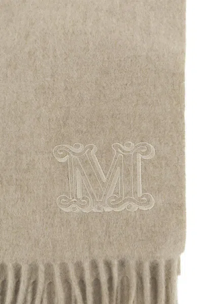 Max Mara Wsdalia Cashmere Scarf In Brown