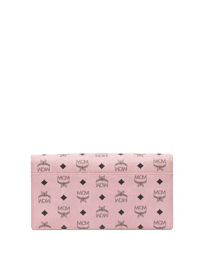 Mcm Pink Cotton Crossbody Bag