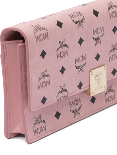 Mcm Pink Cotton Crossbody Bag