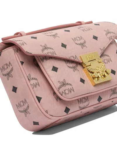 Mcm Shoulder Bags With Adjustable Strap And Gold-tone Hardware