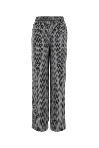Michael Michael Kors Michael By Michael Kors Printed Satin Pant In Gray