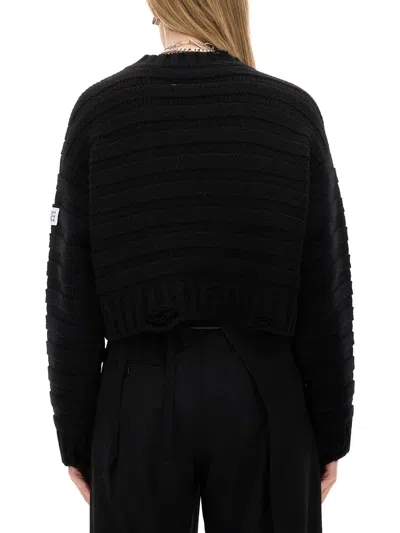 Mm6 Maison Margiela Distressed Wool Sweater