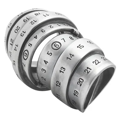 Mm6 Maison Margiela Minimal Logo 4 Mm Ring
