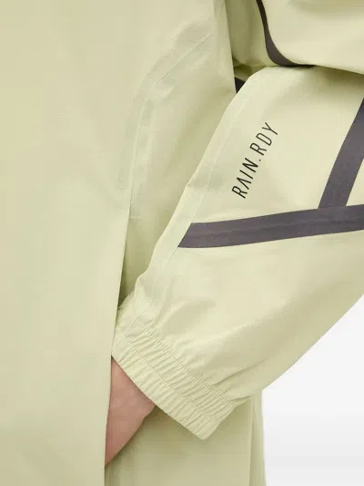 Adidas Originals X National Geographic Graphic-panel Rain Jacket In Yellow