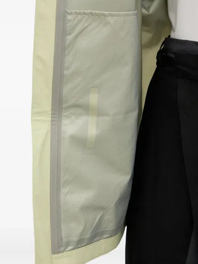 Adidas Originals X National Geographic Graphic-panel Rain Jacket In Yellow