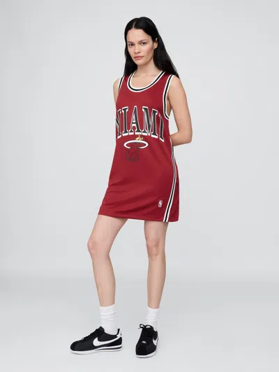 Gap Nba Miami Heat Recycled Jersey Mini Dress