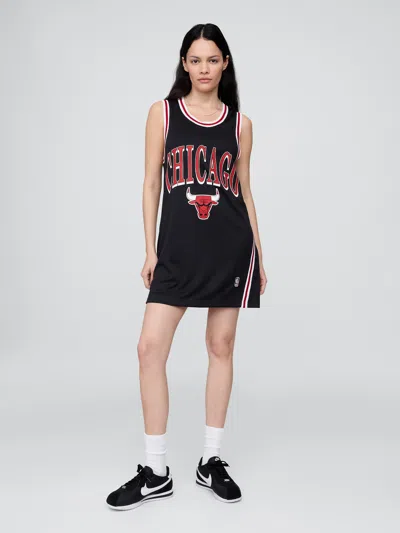Gap Nba Chicago Bulls Recycled Jersey Mini Dress