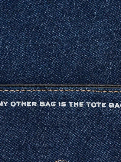 Marc Jacobs The Denim Chain Dark Wash Mini Cross-body Bag