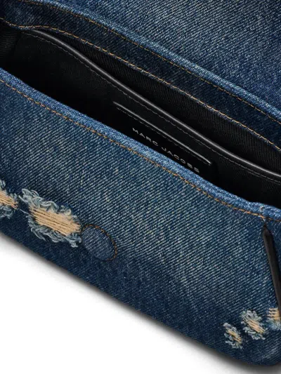 Marc Jacobs The Denim Clover Rip And Repair Shoulder Bag