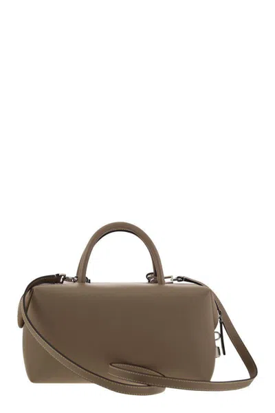 Max Mara Holdallm - Medium Satchel In Natural Leather