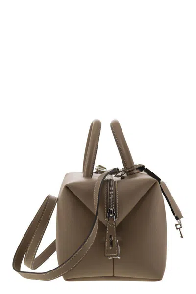 Max Mara Holdallm - Medium Satchel In Natural Leather