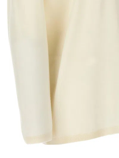 Max Mara Freccia Sweaters And Cardigans White