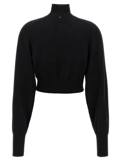 Sportmax Ululato Sweaters And Cardigans Black In Black
