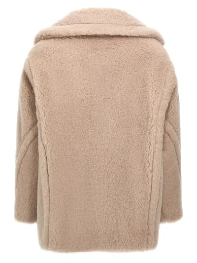 Max Mara Cuba Casual Jackets And Parka Beige In Brown