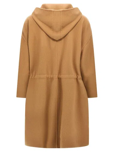 Max Mara Miele Coats And Trench Coats Brown