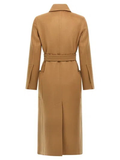 Max Mara 'artur' Coat In Brown