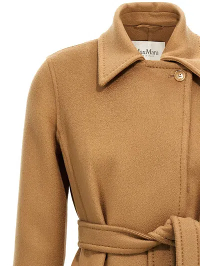 Max Mara 'artur' Coat In Brown