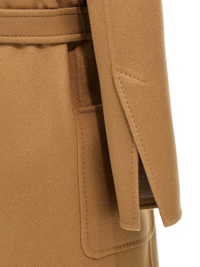 Max Mara 'artur' Coat In Brown