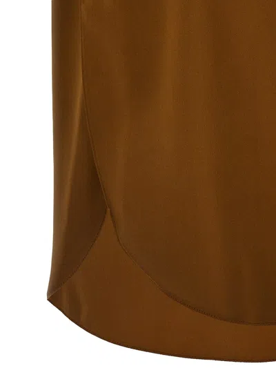 Max Mara Filly Tops Brown In Brown