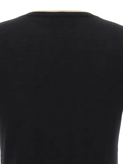 's Max Mara 'egidio' Crew Neck Knitwear T-shirt In Black