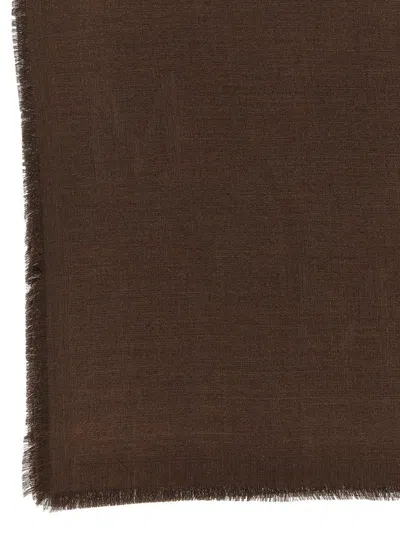 Max Mara Fringed Edges Stole Soft Texture