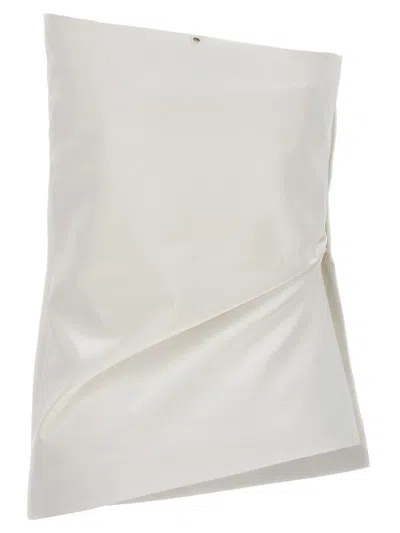 Sportmax White Adda Bustier Top In White