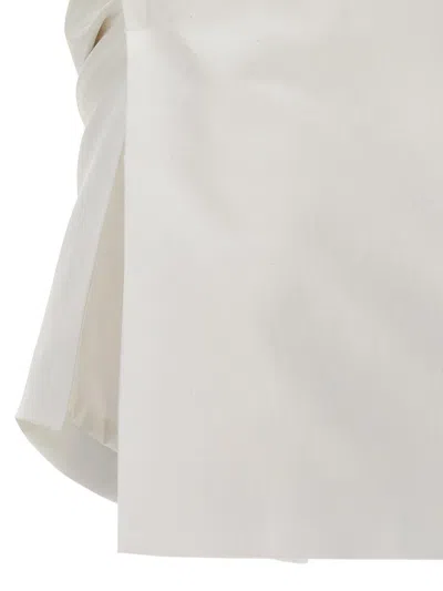Sportmax White Adda Bustier Top In White