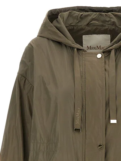 Max Mara The Cube Teodoro Casual Jackets And Parka Gray In Green