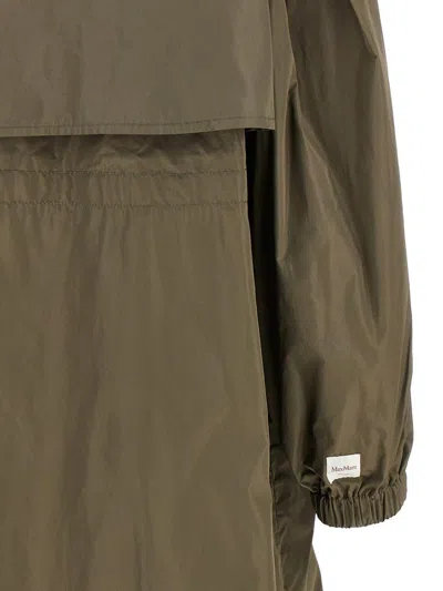 Max Mara The Cube Teodoro Casual Jackets And Parka Gray In Green